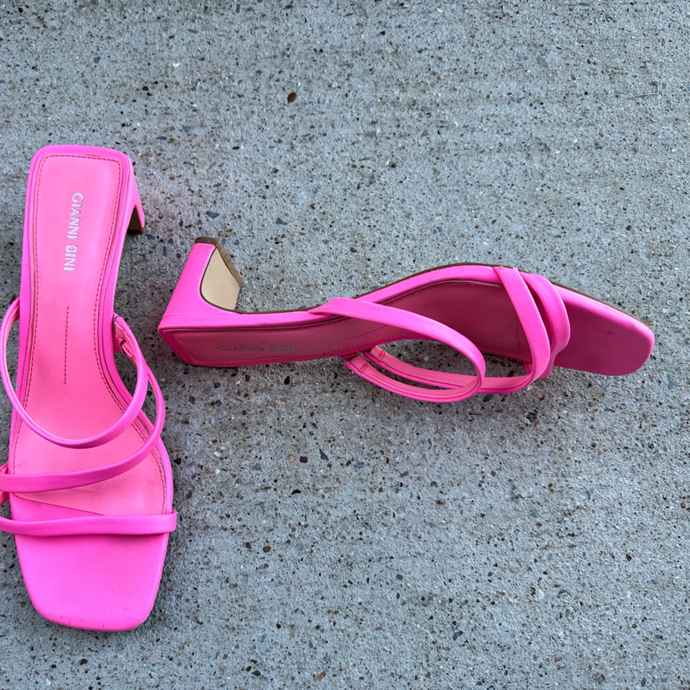 Hot Pink Gianni Bini Block Heels